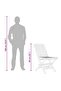 Folding Garden Chairs 2 pcs 47x47x89 cm Solid Wood Teak - 7