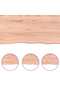Wall Shelf Light Brown 120x60x(2-4) cm Treated Solid Wood Oak - 5