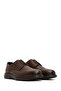 Men's Brown Leather Casual Shoes 25Wfd678218 - 3