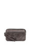 Men's Gray Leather Mini Handbag 25Sbd3534Cr