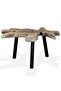 Coffee Table Genuine Teak 80x70x38 cm - 5
