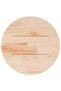 Table Top Ø60x2.5 cm Solid Wood Pine - 4