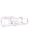 TV Cabinet Sonoma Oak 140x35x40 cm Engineered Wood - 3
