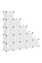 Storage Cube Organiser with 15 Cubes Transparent PP - 6