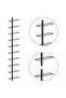 Wall-mounted Wine Racks for 20 Bottles 2 pcs Black Metal - 8