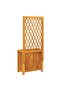 Planter with Trellis 55x29.5x132 cm Solid Wood Acacia - 5