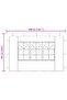 Partytent Sidewall 2 pcs with Window PE Blue - 3