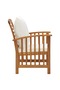 4 Piece Garden Lounge Set with Cushions Solid Acacia Wood - 6