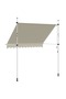 Manual Retractable Awning 250 cm Cream - 4