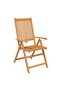 7 Piece Garden Dining Set Solid Wood Acacia 150-200 cm - 6