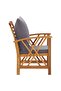Garden Chairs with Cushions 2 pcs Solid Acacia Wood - 4