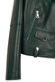 Egoist Women's Green Short Biker Leather Jacket 25Wgm57941M - 8