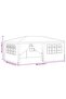 Professional Party Tent with Side Walls 4x6 m Anthracite 90 g/m? - 3