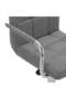 Bar Stools 2 pcs Light Grey Fabric - 7