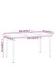 7 Piece Garden Dining Set Black - 6