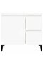 Bathroom Cabinet White 65x33x60 cm Engineered Wood - 6