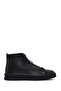 Men's Black Lace-Up Zippered Leather Sports Boots 25Wfd6808Ft