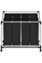 Laundry sorter with 4 bags black grey - 3