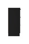 Sideboard Black 60x30x70 cm Engineered Wood - 5