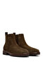 Women's Khaki Suede Leather Chelsea Boots 25Wfd188010 - 2