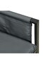 Garden Corner Sofa Anthracite Steel and Textilene - 6