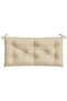 Garden Bench Cushion Beige 200x50x7 cm Oxford Fabric - 2