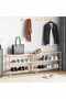 3-Tier Shoe Racks 2 pcs Solid Fir Wood