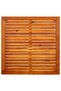 Garden Coffee Table 85x85x45 cm Solid Acacia Wood - 4