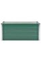 Garden Raised Bed Galvanised Steel 100x40x45 cm Green - 2