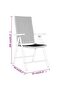 7 Piece Garden Dining Set Black - 3