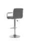 Bar Stool Light Grey Fabric - 4