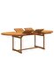 7 Piece Garden Dining Set Solid Wood Acacia and Textilene - 5