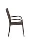 5 Piece Outdoor Dining Set Brown and Black - 2