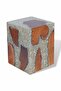 Stool Solid Teak Wood and Resin - 5