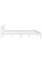 810083 Bed Frame without Mattress White Solid Wood 140x200 cm - 4