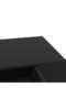 Floating Wall Shelf with Drawer Black 48x25x8 cm - 8