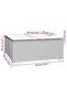 3 Piece Garden Lounge Set with Cushions Grey Poly Rattan - 6
