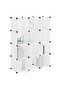 Storage Cube Organiser with 12 Cubes and Doors Transparent PP - 2