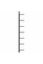 Wall-mounted Wine Rack for 7 Bottles Black Metal - 5