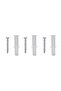Wall Mirrors 2 pcs 40x40 cm Square Glass - 5