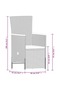 7 Piece Garden Dining Set with Cushions Grey - 3