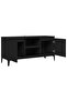 TV Cabinet with Metal Legs Black 103.5x35x50 cm - 6