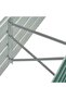 Garden Raised Bed Galvanised Steel 160x40x45 cm Green - 5