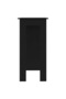 Bar Table with Shelf Black 102x50x103.5 cm Engineered Wood - 2