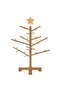Wooden Christmas Tree with Stand Brown 75 cm Solid pine wood - 4