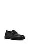 Men's Black Genuine Leather Casual Loafer, Winter Shoes 25Wfd760818 - 6