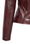 Marlyn Women's Burgundy Leather Jacket 24Wge 513347 - 3