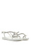 Women's White Stone Sandals 25Sfe464114 - 3