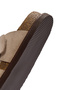 Women's Beige Buckle Suede Leather Slippers 25Sfd 306010 - 8