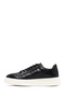 Men's Black Crocodile Lace-Up Genuine Leather Sneaker, Winter Sports Shoes 25Wfd6100E3 - 2